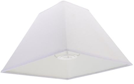 Veemoon 1Stk Lampenschirm Korb Kronleuchter Boden Wand Mini Deckenleuchte Schreibtischlampe Tischlampenschutz leichtes Accessoire Einfach Kapuze Dekorationen Produkt e14 Zubehör Stoff Weiß