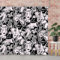Jzmoli Niedlicher abstrakter Clown-Duschvorhang, lächelndes Joker-Poker-Spiel mit lustigen Zitaten, Blume, Schmetterling, Humor, Graffiti, Duschvorhänge für Badezimmer, Stoff-Badevorhang-Set,