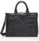 Steve Madden Damen Quilted Top Handle Satchel BMICH Gesteppte Umhängetasche mit Tragegriff Oben, Schwarz