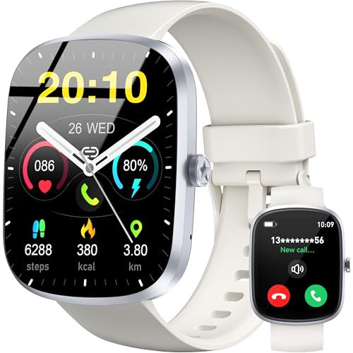 OUKITEL Montre Connectée Homme Femme avec Appel Bluetooth,1.91 Smartwatch Avec 140+Sportifs,Etanche IP68,Montre Sport pour Surveiller Cardio,Podometre et Sommeil, Montre Intelligente pour Android iOS