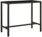 UJCHVHN Item-Garden Bartisch, braun, 130 x 60 x 110 cm, Polyrattan und Glas, Outdoor-Tische
