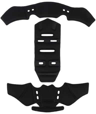 Motorrad Helm Innenfutter Ersatzpolster Für LS2 MX701 Explorer C,Universal Ersatz Helm Internal Memory Foam Padding Kit Schutzmatte,Black