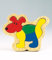 Goki GK051 Einlegepuzzle Hund aus Holz, Bunte Holzpuzzle, Lernspielzeug und Kinderpuzzle, fördert Fantasie und Motorik der Kinder, 16cm x 13cm, 5er Set, ab 2 Jahre