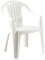 Pengo 1775801 Monoblock-Sessel Maui Weiß