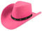 Boland 04385 - Sombrero de vaquero Wichita, Rosa, Sombrero de fieltro, Sheriff, Salvaje Oeste, disfraz, disfraz, carnaval, fiesta temática