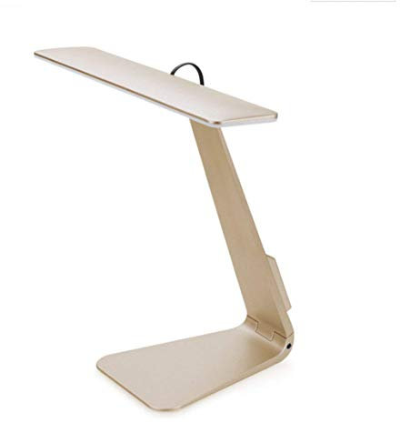 SUAVER USB LED Tischleuchten, Style to Match MacBook, Ultra 5mm dünne Tischlampe, 28 LED Licht mit 3 Helligkeitsstufen, Augenschutz Schreibtischlampe und Touch-Sensitive Control Lampen lesen (Gold)