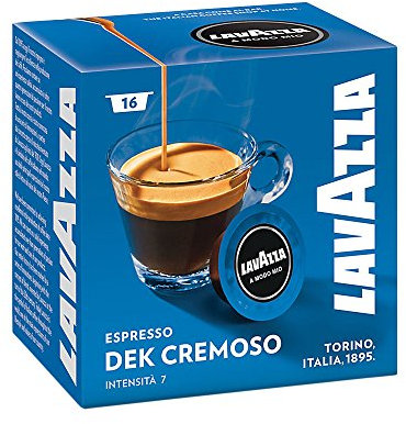 Lavazza A Modo Mio Espresso Dek Cremoso 160 Capsules de Cafe Espresso, Moyenne