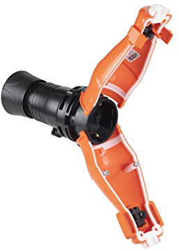 ROSI, Schuko Powershell Steckdose orange/schwarz