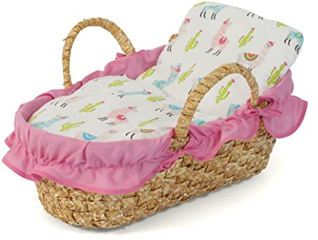 Bayer Chic 2000 233 08 Puppentragetasche 45 cm, Lama, pink