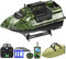GPS Köderboot Futterboot mit GPS Köderlieferboot Futterboot mit Echolot und GPS Fischköderboot Karpfenfischköderboot,Fischfinder mit Sonarsensor,Ersatzakkus,Handtasche (Camo Boot mit Fischfinder)
