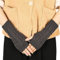 WOIRROIP Gestrickte Armwärmer Fingerlose Handschuhe gestrickt, Damen fingerlose Handschuhe Winter warm Zopfmuster Daumenloch Armstulpen,Fäustlinge für Damen und Mädchen