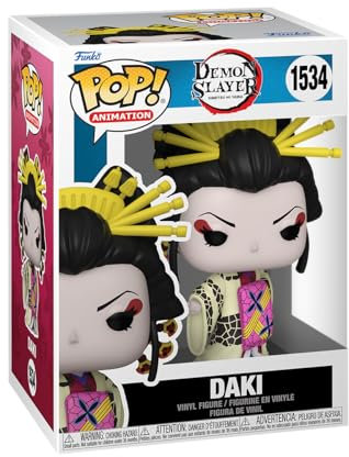Funko POP! Animation: Demon Slayer - Daki - Vinyl-Sammelfigur - Geschenkidee - Offizielle Handelswaren - Spielzeug Für Kinder und Erwachsene - Anime Fans - Modellfigur Für Sammler und Display