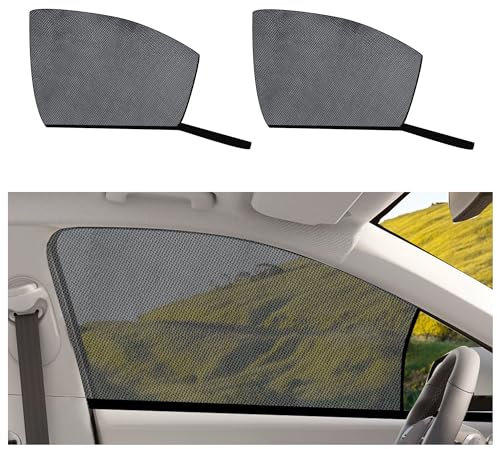 2 Piezas Parasol Coche Bebe,Parasol Ventana Coche Extensible para Ventanillas Delanteras,Universal Transpirable Parasol Coche Lateral para Cubre Ventanas Coche Accesorios (Ventana Delantera/2PCS)