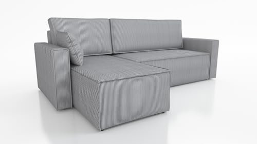 IWMAR MÖBEL Rubi ECKSOFA MIT SCHLAFFUNKTION! 240x150x41 Sofa 3 Sitzer! Best Schlafsofa. Eckcouch mit Bettkasten. Couch Wohnzimmer. Polstermöbel. Möbel mit Schlaffunktion. Bettkasten. (S55)