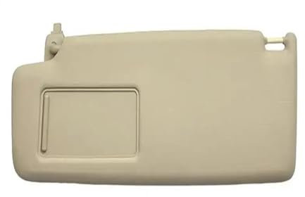 WEFOLEN Parasol Interior De Coche con Espejo Y Lámpara Conjunto De Parasol Delantero para VW para T&IGUAN 2009 2010 2011 2012 2013 2014 2015 Parasol Interior(Beige Left)