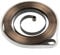 ZWEquipint Chainsaw Recoil Pull Starter Spring 41Mm Inner Diameter Replacement Part,Compatible for 45Cc for 52Cc for 4500