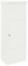 vidaXL Caja de Paquetería Exterior en Blanco, Hecha de Acero, Medidas 44.5 x 29 x 110.5 cm, Impermeable, Con Cerradura Segura, Manijas, Puertas con Bisagras, Cerraduras de Hojalata, Resistente a Cli