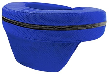 LeeQinersw Nackenschutz Nackenschützer Genickschutz Sicherheitskragen Schutzpolster mit Ergonomischer Gestaltung für Hohen Erwachsene Und Kinde, Blauer Erwachsener