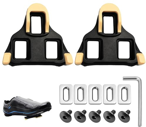 SPD Cleats Shimano, SPD Cleats, Fahrrad-Cleats Kompatibel mit Shimano SPD-SL-Pedalen für Indoor Outdoor Fahrradpedale 3 Loch Fahrradschuhe