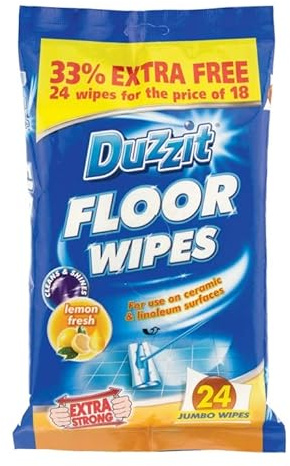 Duzzit Floor Wipes 18Pk x2