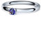 Platin Ring Saphir 950 + inkl. Luxusetui + Saphir Ring Platin Saphirring Platin (Platin 950) - Concinnity Amoonic Schmuck Größe 52 (16.6) AM161 PL950SAFA52