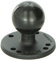 Ram Mounts 2.5 Round Base AMPs Hole Pattern, Steel Reinforced, RAM-202U-IN1 (Hole Pattern, Steel Reinforced Post & C Size 1.5 Ball)