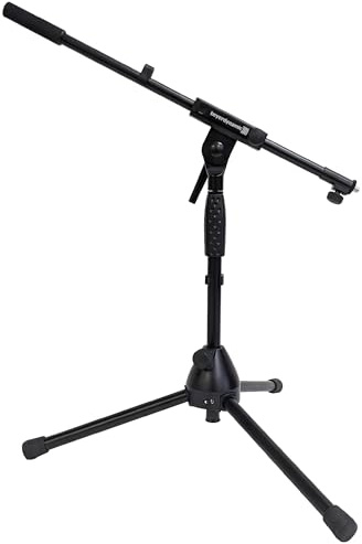 beyerdynamic GST 590 Low 34-60cm Adjustable Microphone Stand | Low-profile, Adjustable Height 34-60cm, Heavy-duty Base, Stable Mic Stand, Professional Audio, beyerdynamic Quality
