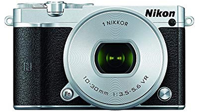 Nikon 1 J5 Appareil photo numérique sans miroir avec objectif PD-ZOOOM 10-30 mm Argenté