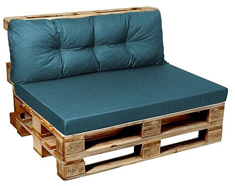 Garden Factory Cojines para palets, Cojines para Sofas de palets Asiento, Respaldo o Juego V1 (Respaldo Acolchado 120x40)