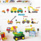 WandSticker4U®- Wandtattoo Kinderzimmer Junge BAUSTELLE XXL (150x58 cm) I Wandsticker Bagger Baustelle Fahrzeuge Kran Autos Babyzimmer I Wandaufkleber Kinderzimmer Deko Junge Möbel Aufkleber GROß