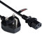 rhinocables IEC C13 Extension Cord Power Cable Lead with UK Pin Plug, Single Socket for Monitor, Kettle, PC, Computer Mains Power Supply, Black (10m)