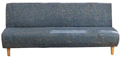 ele ELEOPTION Sofabezug Ohne Armlehnen, Moderner Druck Sofabezug 3 Sitzer Ohne Armlehne Stretch Couch überzug Armlose Sofabettüberzug für Faltbares Schlafsofa Ohne Armlehnen,180-210 cm (Gedruckt 12)