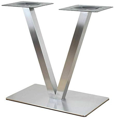 Kaibrite Edelstahl V-Form Tischbeine Tischgestell Tischfuß Bistrotisch Tischgestell Gastro Tisch 70CM