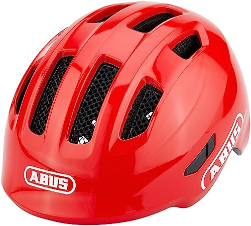 ABUS Unisex Fahrradhelm, Rot (Shiny Red), M (50-55 cm)