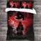 ANSSON Uchiha Itachi Mikrofaser Bettwäsche,Akatsuki Kinder Bettwäsche-Sets,Anime-Fans Geschenk,Sharingan Bettbezug + 2 Kissenbezug (Double 200x200, Itachi4)