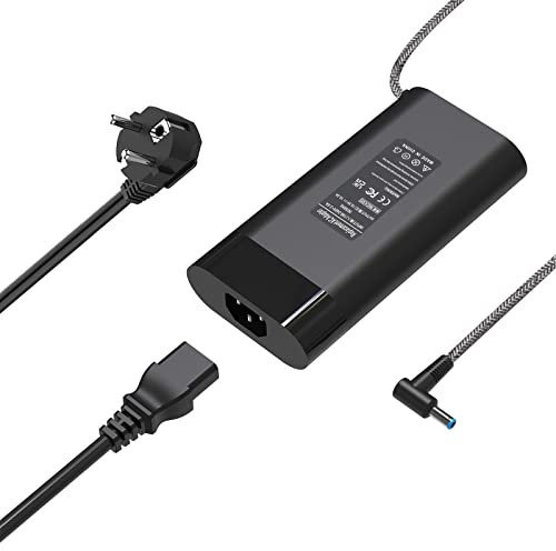 HotTopStar 19.5V 10.3A 200W 150W Chargeur Adaptateur Secteur pour HP Omen 15 17,HP ZBook Studio 15 17 G3 G4 G5 G6, Pavilion Gaming 15 17, Victus 15 16, TPN-DA10, L00818-850, L00895-003, ADP-200HB B