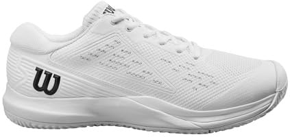 Wilson Herren Rush Pro Ace Tennis Shoe, White/White/Black, 44 EU