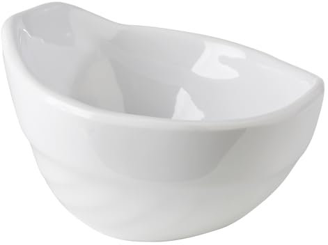 APS 79038 Schale FRIENDLY, Dippschale, Snackschale, aus recyceltem Kunststoff (PET), 7,5 x 7 cm, Höhe 4,5 cm, 0,054 Liter, weiß
