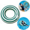 Schwimmreifen Erwachsene,Retro Gestreifter Schwimming Ring Erwachsene Grün,PVC Aufblasbar Schwimmring Donut, Sommer Schwimmende Wasserspielzeug Dauerhafter Cooler Schwimmring für Pool Sandstrand Party