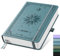 EMSHOI Notizbuch A5 Gepunktetes, Bullet Dot Journal 320 Nummerierten Seiten, Hardcover mit 1 Innentasche, Geeignet für Frauen und Männer für Schule, Arbeit, Zeichnen, 14,5 x 21 cm - Hellblau