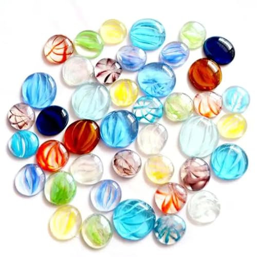 100 g gemischte Glas-Edelsteine, Mosaikfliesen, Kieselsteine, Nuggets for DIY-Projekte Mosaik Fliese