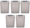 Phyachelo 5 Piezas 3.5 Pulgadas IDE SATA HDD Disco Duro Disco de PláStico Caja de Almacenamiento Caja Caja Cubierta Gris