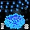 JXLEDAYY 12 M 100 LED Fairy Lights Outdoor IP44 Waterproof Globe String Lights Battery Operated Christmas Lights with Remote 8 Modes for Bedroom Patio Garden Party Indoor Decorations Blue