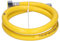 Tbest Regolatori per Tubi per Barbecue, Tubo per Gas Combustibile Tubo in Acciaio Inossidabile 304 Luefied Ga con Raccordo per Cucina Domestica (Interfaccia dente interno 1m +