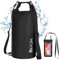 KYG Bolsa Estanca Impermeable 10L, con Funda Impermeable para Móvil, Bolsa Seca para Playa y Deportes al Aire Libre, Senderismo, Esquí, Pesca, Escalada, Camping, Surf, Rafting