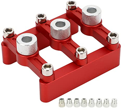 Gabarit Perçage D'Angle Oblique, Kit Assemblage Bois, Positionneur Trou Droit 90 Degrés - Guide Vis Biaise, Auto-Centrage, Haute Précision pour Travail Du Bois