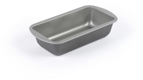 Salter Essentials 25cm Loaf Tin Set of 2 - Non-Stick Coating, Rectangular Bread Pan, Dishwasher Safe, Easy to Clean, Made in the UK, Durable Carbon Steel, Lightweight Cake Tin, PFOA-Free