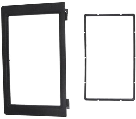 Façade d'autoradio 2 DIN Compatible avec Saab 9-3 (2007-2011).