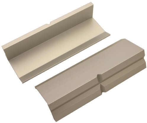 GSR Schraubstock-Schutzbacken|Schonbacken für Schraubstock|Breite 150 mm|2-tlg.|Aluminium