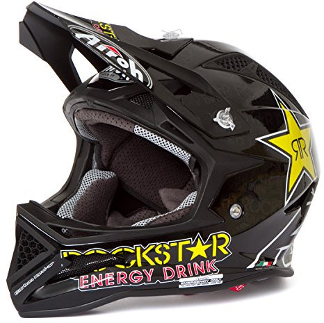 Airoh BMX Helm Fighters, Rockstar (Schwarz), 62 cm